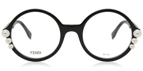 NEW FENDI EYEGLASSES FF 0298 807 BLACK 51mm 